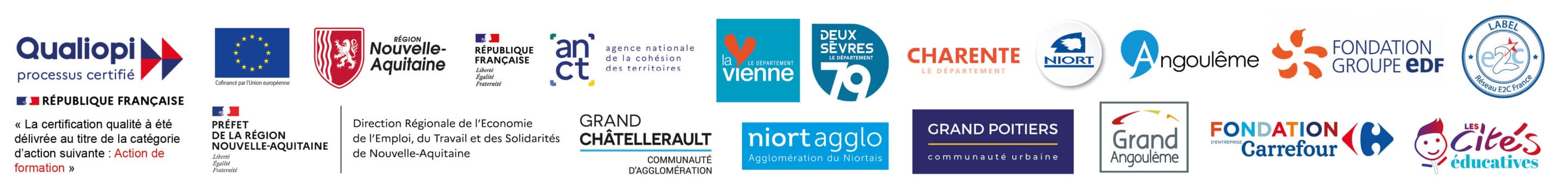 Bandeau partenaires E2C